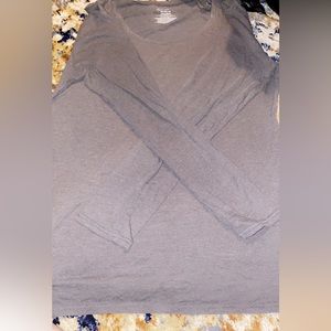 Plain grey long sleeve